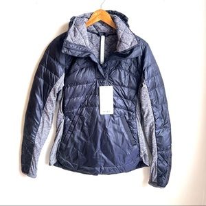 Lululemon Down for a Run Pullover Black Swan!